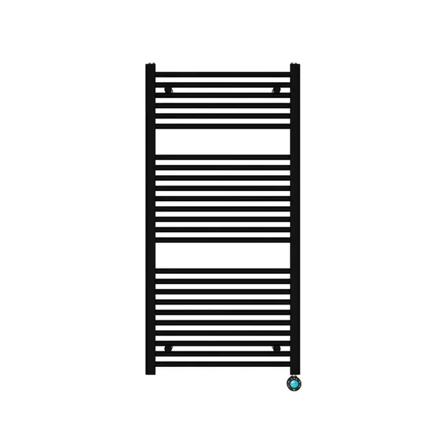 Senden Elektrische Radiator - 640 Watt - 1200 x 600 mm - Zwart