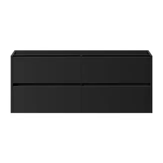 Fabriecio Liverpool wastafelonderkast 120 cm mat zwart