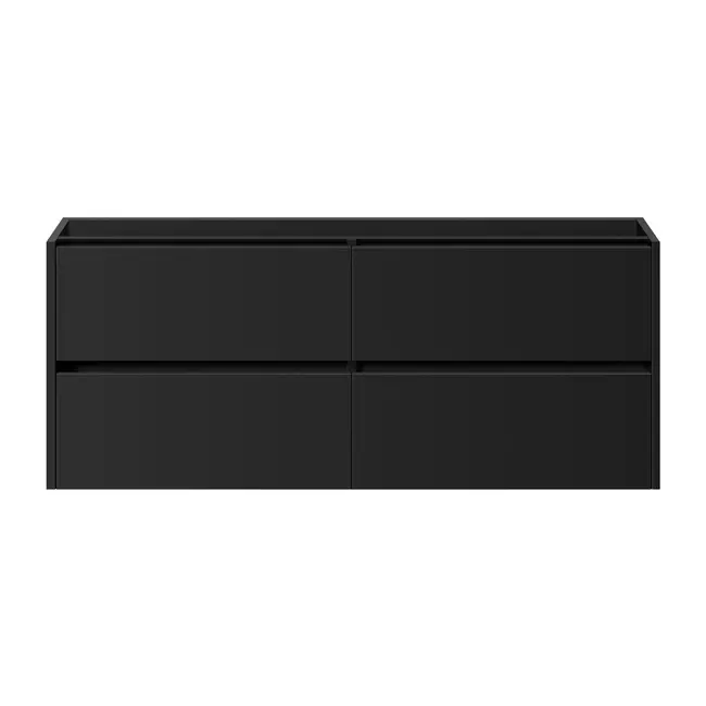 Onderkast Praag - 120 cm - Mat Zwart