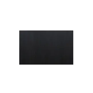 Fabriecio Liverpool topblad 120 cm zwart met houtnerf