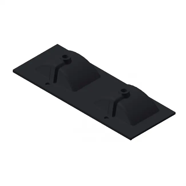 Keramische Wastafel Parijs met Kraangaten - 120 x 46 x 16.5 cm - Mat Zwart