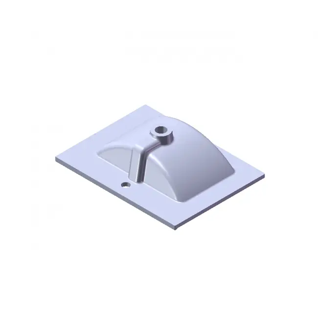 Keramische Wastafel Parijs met Kraangat - 60 cm - Mat Wit