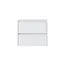Fabriecio Liverpool wastafelonderkast 60 cm hoogglans wit