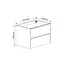 Onderkast Liverpool - 60 cm - Zwart met houtnerf