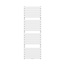 Handdoek Radiator met Midden Aansluiting - 1081 Watt - 1800 x 600 mm - Glans Wit