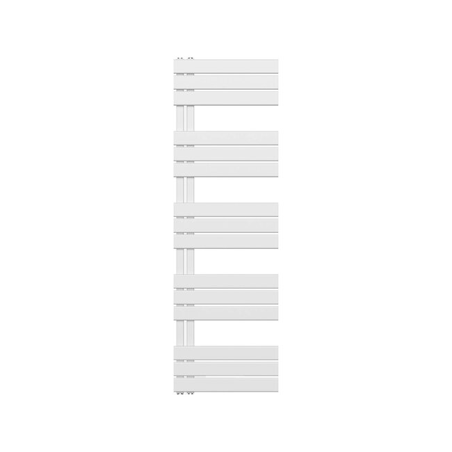 Handdoek Radiator met Aansluiting Links - 755 Watt - 1600 x 500 mm - Glans Wit