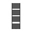 Handdoek Radiator met Midden Aansluiting- 1081 Watt - 1800 x 600 mm - Mat Zwart