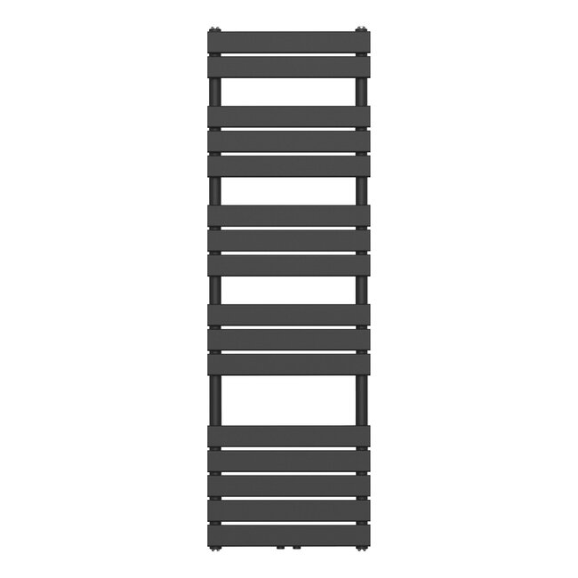 Handdoek Radiator met Midden Aansluiting- 791 Watt- 1600 x 500 mm - Mat Zwart