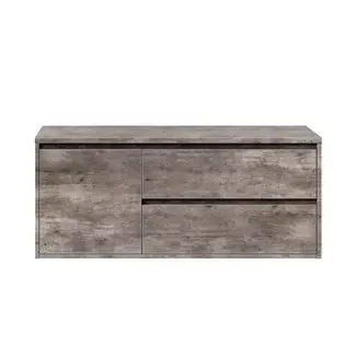 Fabriecio Badkamermeubel Manchester met Topblad - 120 cm - Steen