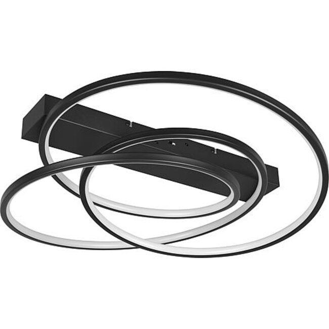 Plafondlamp - Darvin Zwart 2300+3000+4000K