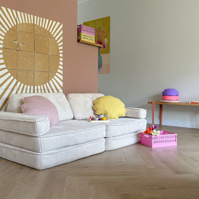 Crystal Herringbone Rigid Visgraat Klik PVC met Geïntegreerde Ondervloer