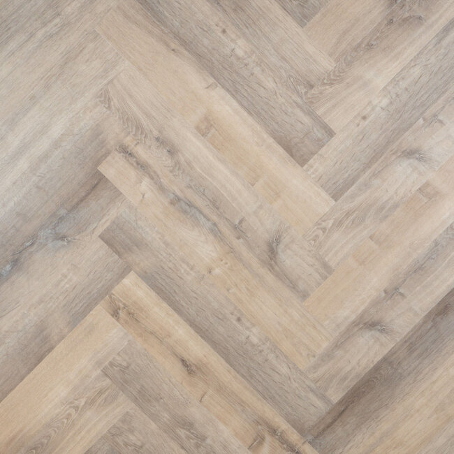 Mist Herringbone Rigid Visgraat Klik PVC met Geïntegreerde Ondervloer