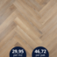 Lily Herringbone Rigid Visgraat Klik PVC met Geïntegreerde Ondervloer