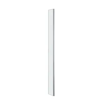 Zijpaneel voor inloopdouche 20 cm chroom
