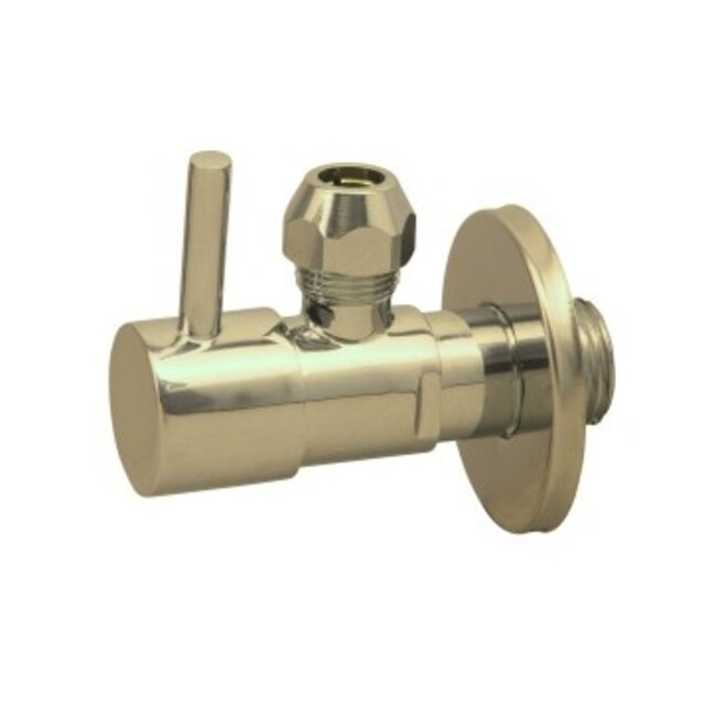 Hoekstopkraan - 1/2"x3/8" -  Goud