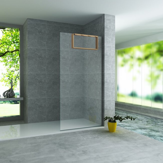 Opbouwnis Aluminium - 300 x 600 x 80 mm - Geborsteld Koper