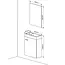 Toiletmeubel Southampton met Spiegel - 40 x 22 cm - Houtlook