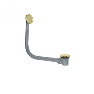 Best Design Clickwaste badafvoer met overloop Vazia mat goud