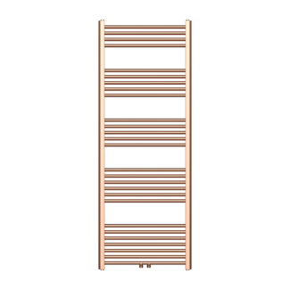 Handdoek Radiator met Midden Aansluiting- 557 Watt- 1600 x 600 mm - Geborsteld Koper