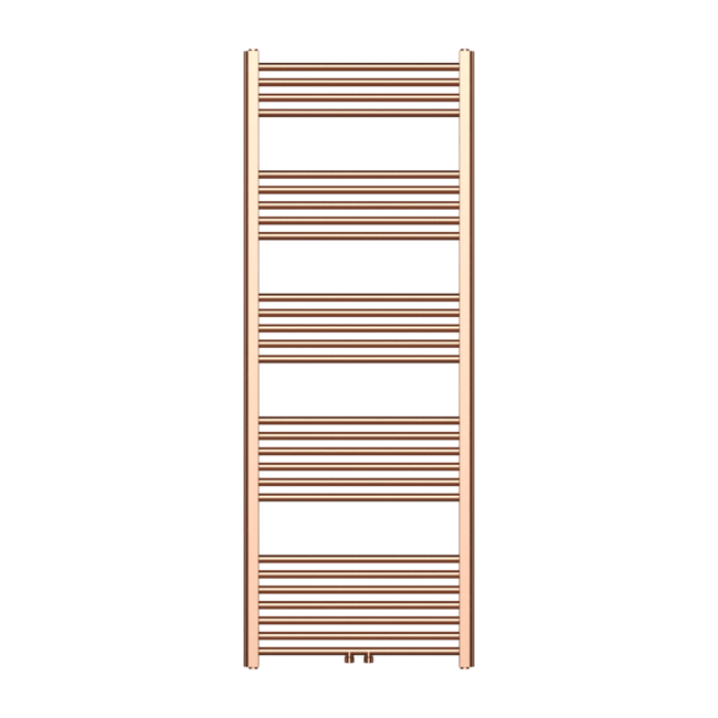 Handdoek Radiator met Midden Aansluiting- 557 Watt- 1600 x 600 mm - Geborsteld Koper