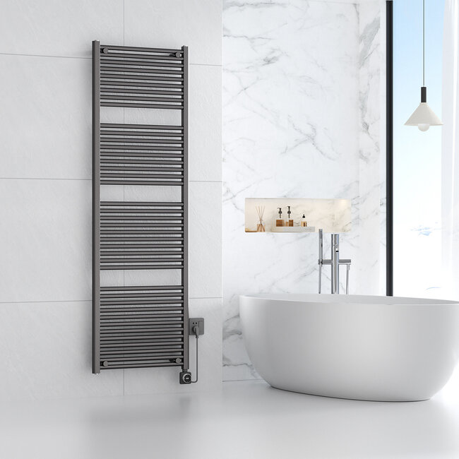 Elektrische Radiator met Smart WiFi - 181,7 x 60 cm - Gunmetal