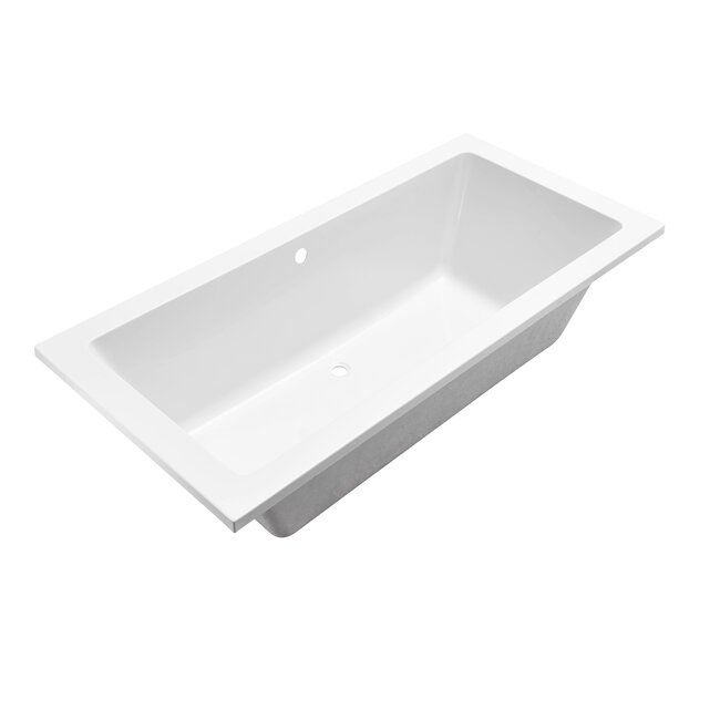 Acryl Ligbad - 180 x 80 x 49 cm - Mat Wit