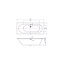 Wiesbaden Inbouwbad Portus 170 x 70 cm glans wit