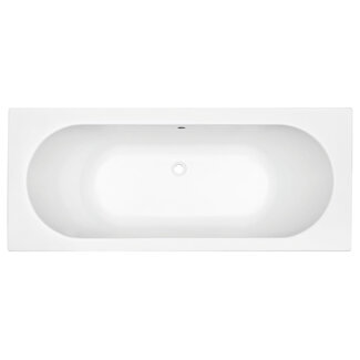 Wiesbaden Inbouwbad Portus 170 x 70 cm glans wit