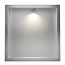 Inbouwnis met LED-verlichting  - 30 x 30 x 7 cm - RVS