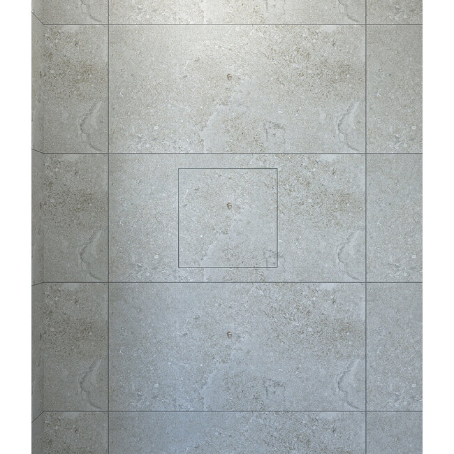 Inbouwnis Betegelbaar - 30 x 30 x 7 cm - RVS