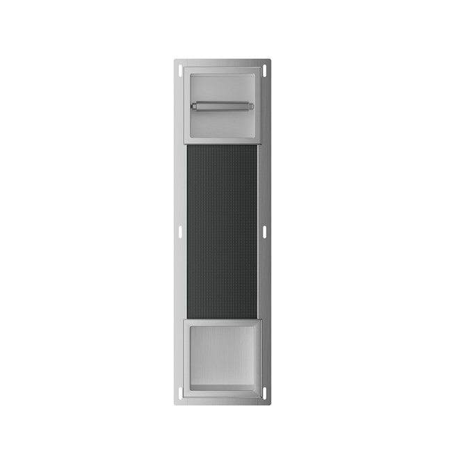 Inbouw Toiletrolhouder met Reserverolhouder - RVS