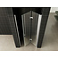Nisdeur vouwbaar Links  Nano glas 800 x 2000 x 8 mm - Chroom