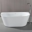 Aloni Halfvrijstaand bad 170 x 78 cm glans wit