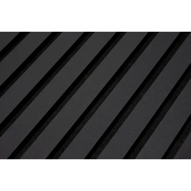 Akoestische Wandpaneel 3 - Zijdig 60 x 280 cm - Black Mat ( met nerf )