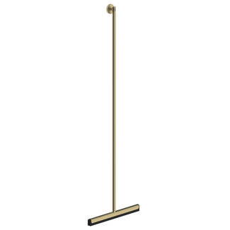 Vloerwisser met ophanghaak - Geborsteld Messing /  Goud
