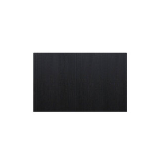 Fabriecio Liverpool topblad 80 cm zwart met houtnerf