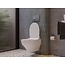 Hangtoilet met Tornado Spoeling  inc WC Bril - Glans Wit