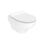 Randloos Hangtoilet met Tornado Flush en Toiletzitting – Glans Wit – Soft-Close & Quick-Release
