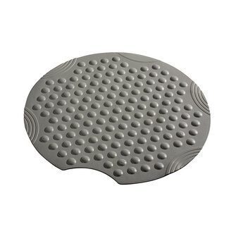 Douchemat Rond Antislip - 55 cm - Grijs