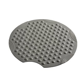 Ridder Antislip douchemat Tecnoplus rond 55 cm grijs