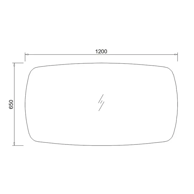 Spiegel met LED Verlichting (3 Kleuren & Dimbaar) en Verwarming - 120 cm Mat Zwart