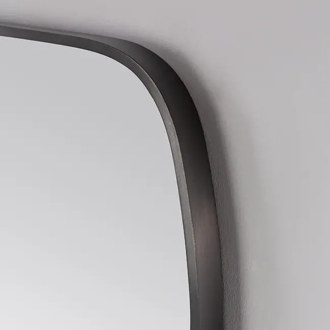 Spiegel met LED Verlichting (3 Kleuren & Dimbaar) en Verwarming - 120 cm Gunmetal