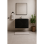 Design Collection Paris badkamermeubel 100 cm mat zwart met mat zwarte wastafel