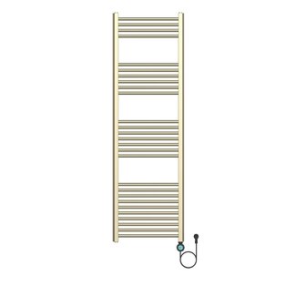 Elektrische Handdoekdroger  - Smart Wifi - aansluiting rechts - 700w- 1600x500mm - Geborsteld Goud