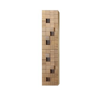 Aloni Mimoza kolomkast 160 cm licht eiken met softclose deuren