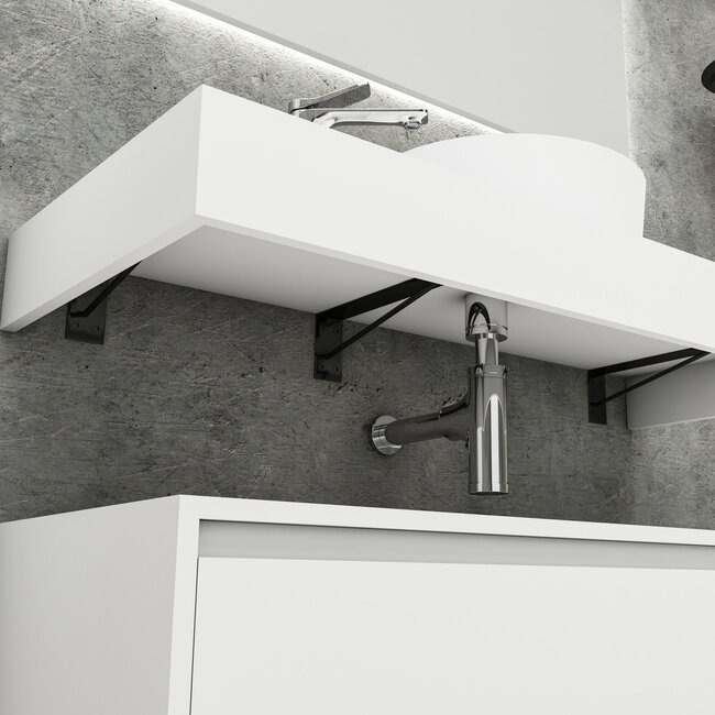 Lina Onderkast Mat Wit - 80cm