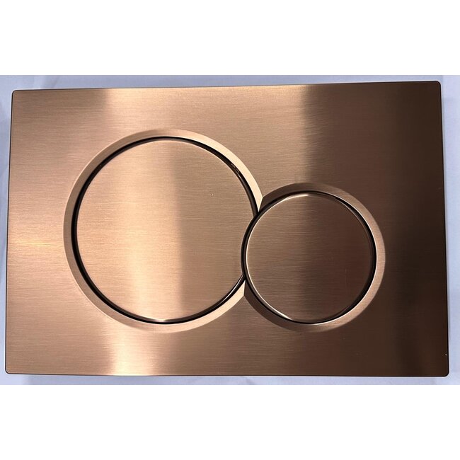 Bedieningsplaat Sigma01 – Geborsteld Koper