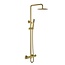 Thermostatische Opbouw Regendoucheset – Geborsteld Goud PVD