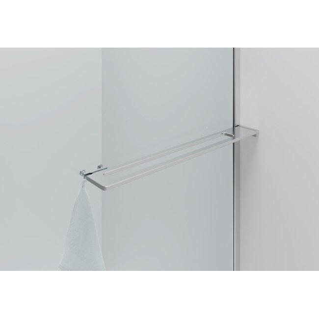 Curvy Inloopdouche 100×200 cm – Chroom - 8 mm Veiligheidsglas