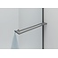 Aloni Inloopdouche Curvy 100 x 200 cm, 8 mm veiligheidsglas met gunmetal profiel